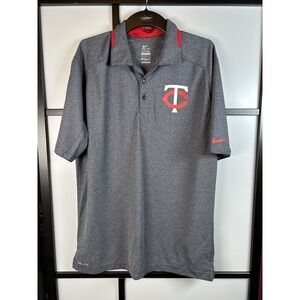 MINNESOTA TWINS NIKE DRI FIT POLO GOLF SHIRT ADULT Medium